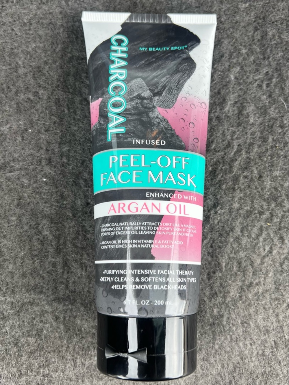My beauty spot Charcoal Peel-Off Face Mask with Argan Oil. 6.7 Fl oz.
